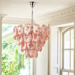 Rosavane Wave Murano-Style Glass Chandelier — detail view 2