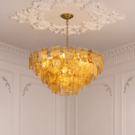 Avenselle Tessera Murano-Style Glass Chandelier — detail view 6