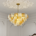 Avenselle Tessera Murano-Style Glass Chandelier — detail view 8