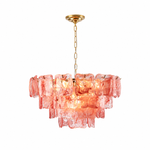 Avenselle Tessera Murano-Style Glass Chandelier — detail view 12