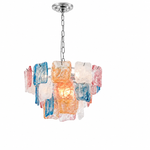Avenselle Tessera Murano-Style Glass Chandelier — detail view 41