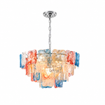Avenselle Tessera Murano-Style Glass Chandelier — detail view 42