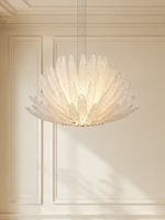Silvaris Bloom Murano-Style Glass Chandelier — detail view 3