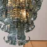 Caelune Tower Murano-Style Glass Chandelier — detail view 3