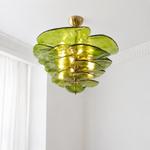 Elavine Canopy Murano-Style Glass Chandelier — detail view 3