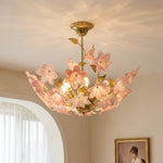 Averelle Flor Murano-Style Glass Chandelier — detail view 2