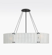 Manor Glass Linear Chandelier 48''