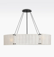 Manor Glass Linear Chandelier 48''