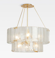 Manor Glass Round Chandelier 2-Tier 32''