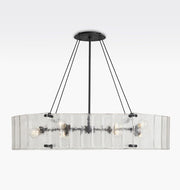 Manor Glass Linear Chandelier 48''