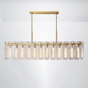 Ascend Glass Rectangular Chandelier 72