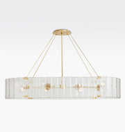 Manor Glass Linear Chandelier 60''