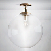 Zarela Globe Flush Mount