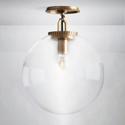 Zarela Globe Flush Mount