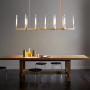 Imperial Glass Linear Chandelier 67