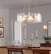 Manor Glass Round Chandelier 24‘’
