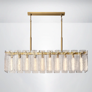 Ascend Glass Rectangular Chandelier 60