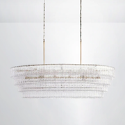 Callista Glass Oval Chandelier