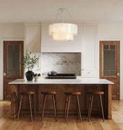 Manor Glass Round Chandelier 2-Tier 32''
