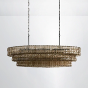 Callista Glass Oval Chandelier