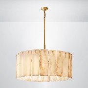 Ascend Alabaster Round Chandelier 36