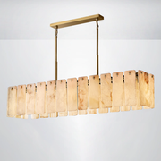 Ascend Alabaster Rectangular Chandelier 72