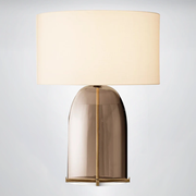 Madera Amber Glass Table Lamp
