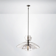 Madera Clear Glass Cloche Grand Pendant
