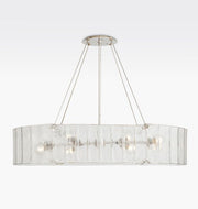 Manor Glass Linear Chandelier 48''