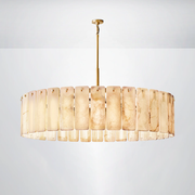 Ascend Alabaster Round Chandelier 60