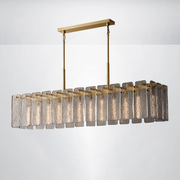 Ascend Glass Rectangular Chandelier 72