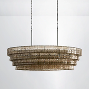 Callista Glass Oval Chandelier