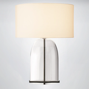 Madera Clear Glass Table Lamp