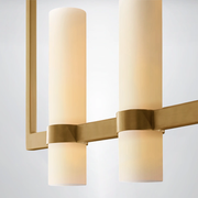 Summit Milk Linear Glass Chandelier