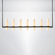 Summit Milk Linear Glass Chandelier