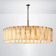 Ascend Alabaster Round Chandelier 60