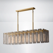 Ascend Glass Rectangular Chandelier 60