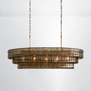 Callista Glass Oval Chandelier