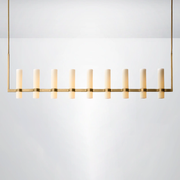 Summit Milk Linear Glass Chandelier