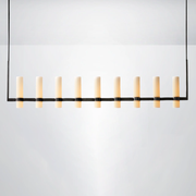 Summit Milk Linear Glass Chandelier