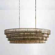 Callista Glass Oval Chandelier