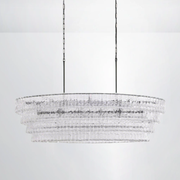 Callista Glass Oval Chandelier