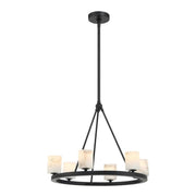 Estate 6 Light Chandelier Alabaster