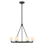 Estate 6 Light Chandelier Alabaster