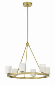 Estate 6 Light Chandelier Alabaster