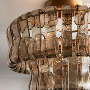 Amor 2-Tier Glass Round Flushmount 18