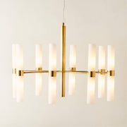 Gilded Glass Chandelier