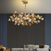 Veridian Brass Branch Chandelier