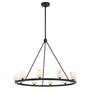 Estate 10 Light Chandelier Alabaster