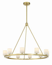 Estate 10 Light Chandelier Alabaster